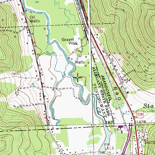 Topographic Map of State Line Brook, NY