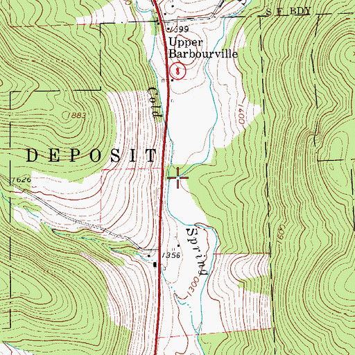Topographic Map of Steam Mill Branch, NY