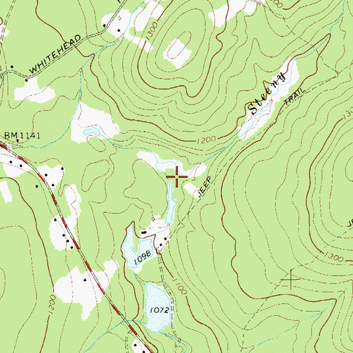 Topographic Map of Steeny Kill, NY