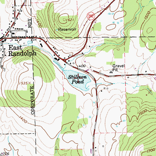 Topographic Map of Stillson Pond, NY