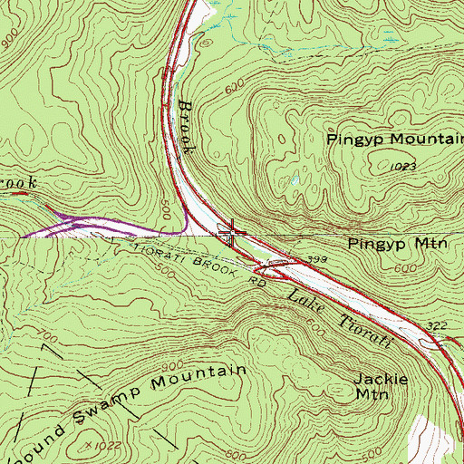 Topographic Map of Stillwater Brook, NY