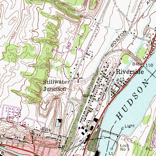 Topographic Map of Stillwater Junction, NY