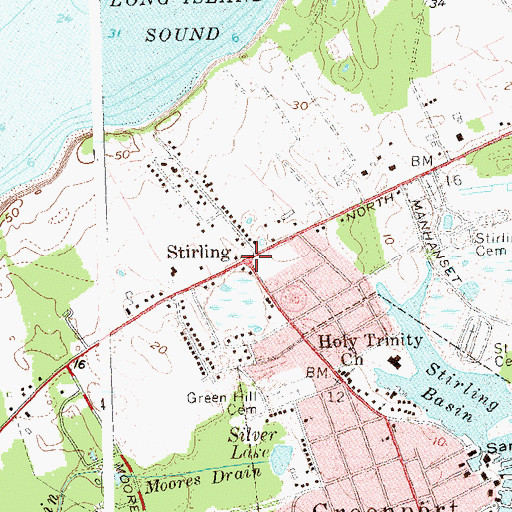 Topographic Map of Stirling, NY