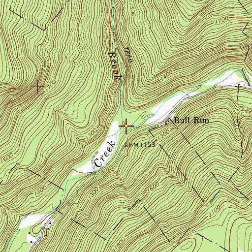 Topographic Map of Stone Cabin Brook, NY
