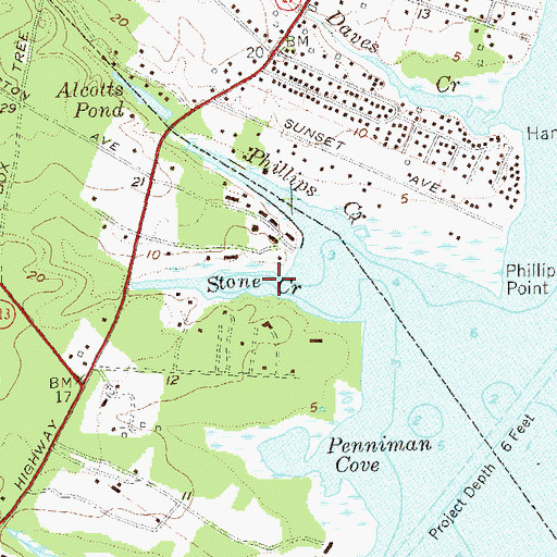 Topographic Map of Stone Creek, NY