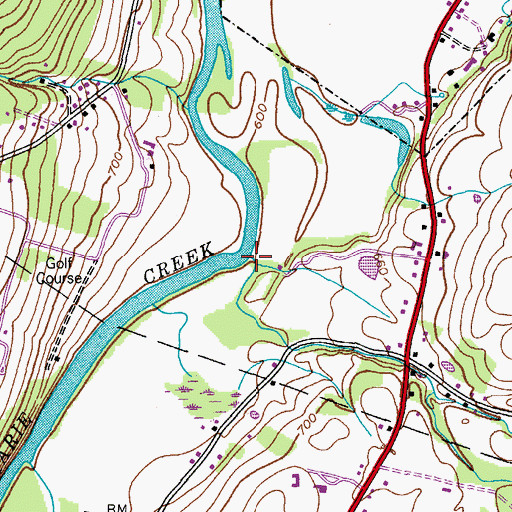 Topographic Map of Stony Brook, NY