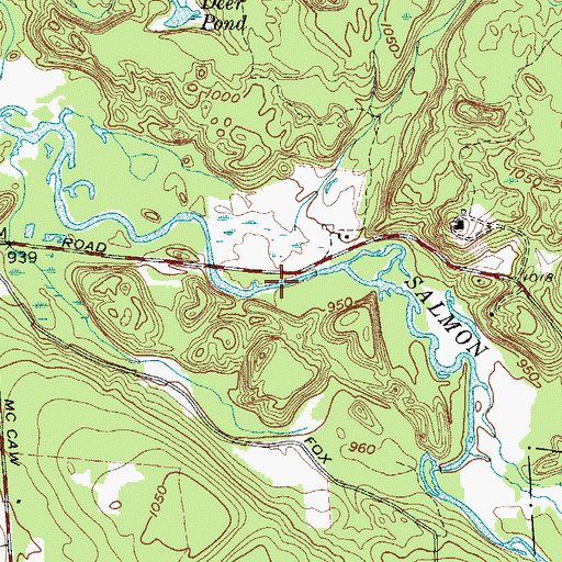 Topographic Map of Stony Brook, NY