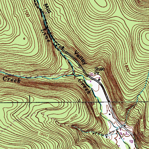 Topographic Map of Stony Creek, NY