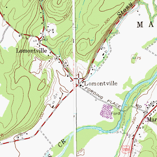 Topographic Map of Stony Creek, NY