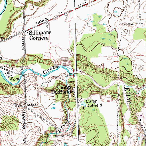 Topographic Map of Stony Creek, NY