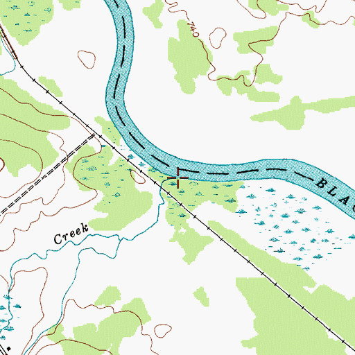 Topographic Map of Stony Creek, NY