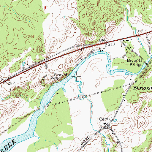Topographic Map of Sucker Brook, NY