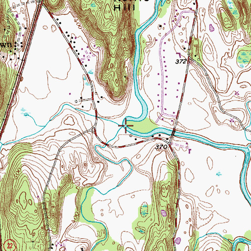 Topographic Map of Swamp River, NY