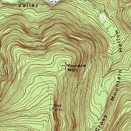 Topographic Map of Terrace Mountain, NY