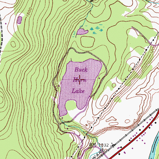 Topographic Map of The Fly, NY