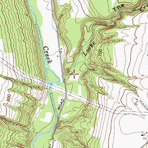 Topographic Map of The Gulf, NY