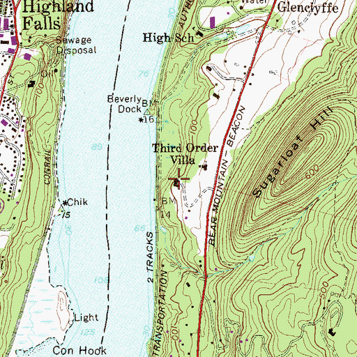 Topographic Map of Third Order Villa, NY