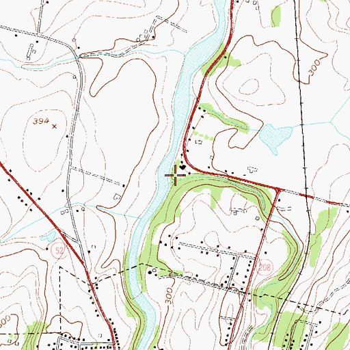 Topographic Map of Tin Brook, NY
