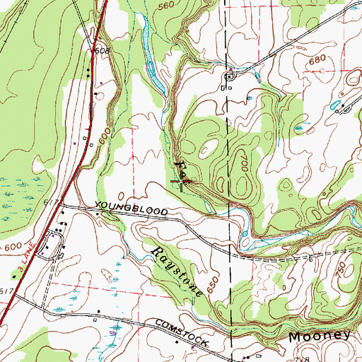Topographic Map of Totman Gulf, NY
