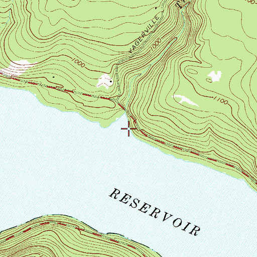Topographic Map of Trout Creek, NY