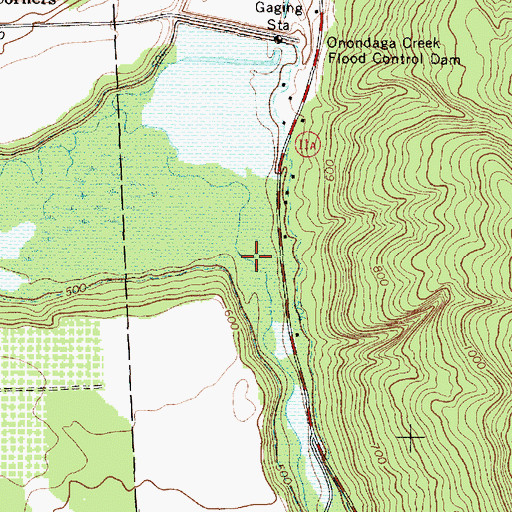 Topographic Map of Tully Valley, NY