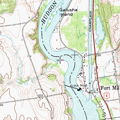 Topographic Map of Tuttle Brook, NY