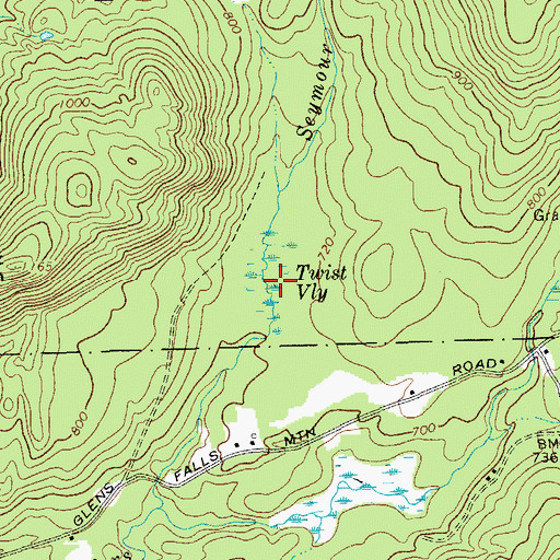 Topographic Map of Twist Vly, NY