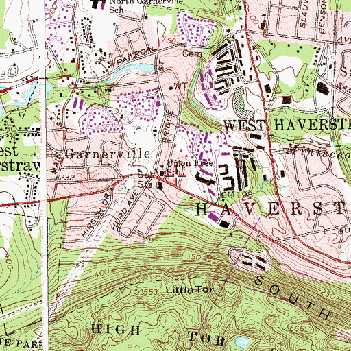 Topographic Map of Union Free School, NY