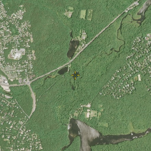 Aerial/Satellite Image of Vail Pond, NY