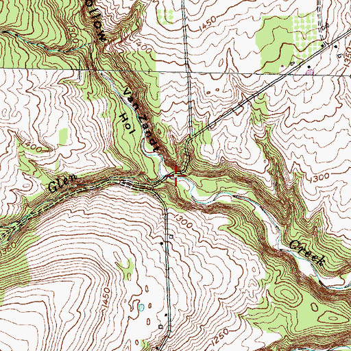 Topographic Map of Van Zandt Hollow, NY