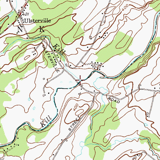 Topographic Map of Verkeerder Kill, NY