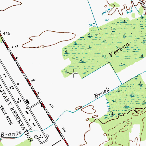 Topographic Map of Verona Swamp, NY