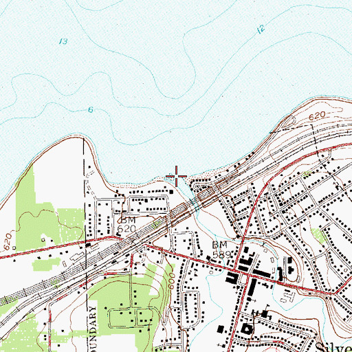 Topographic Map of Walnut Creek, NY