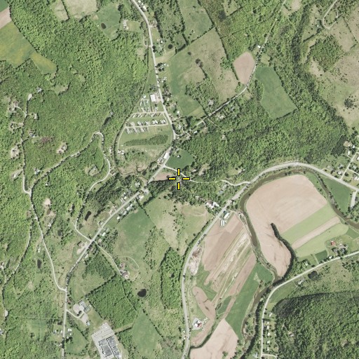 Aerial/Satellite Image of Watauga Falls, NY