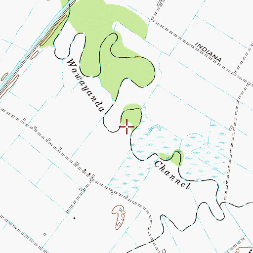 Topographic Map of Wawayanda Channel, NY