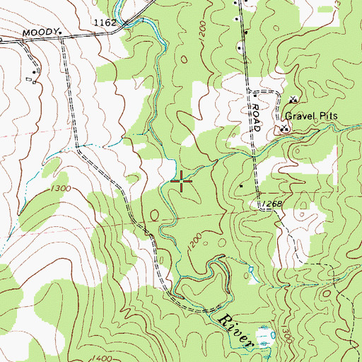 Topographic Map of Wentworth Brook, NY