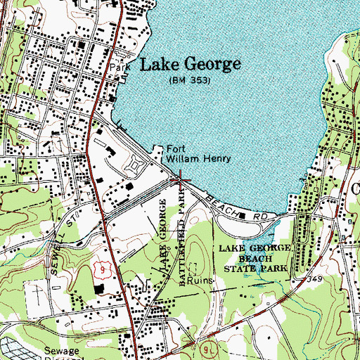 Topographic Map of West Brook, NY