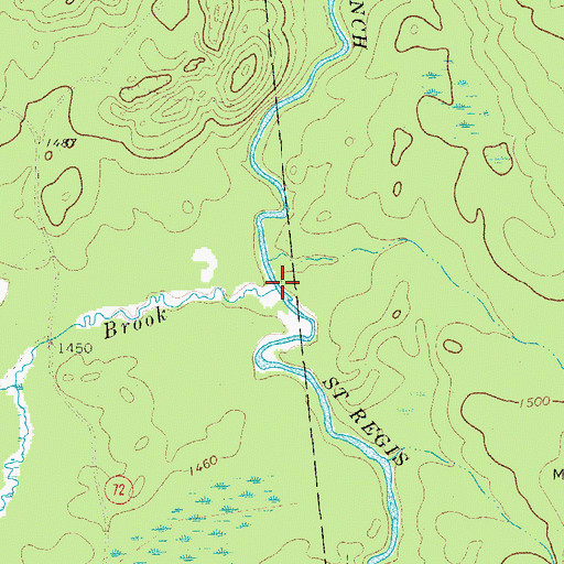 Topographic Map of Clear Brook, NY