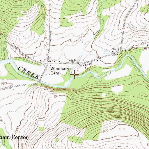 Topographic Map of Cold Brook, NY