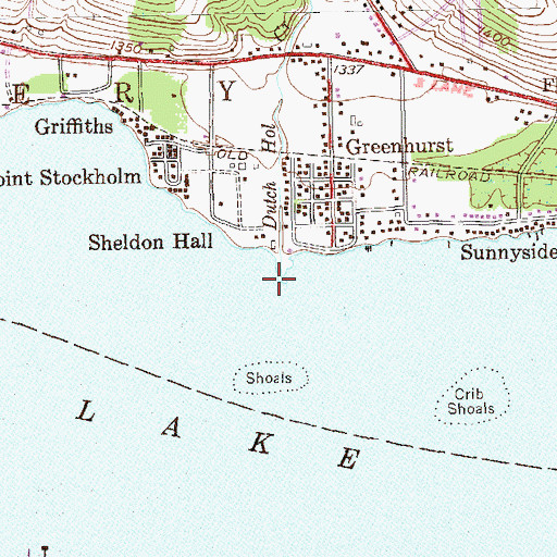Topographic Map of Dutch Hollow Creek, NY