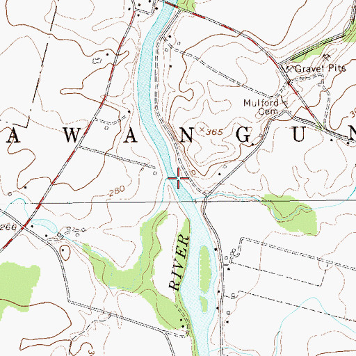 Topographic Map of Dwaar Kill, NY