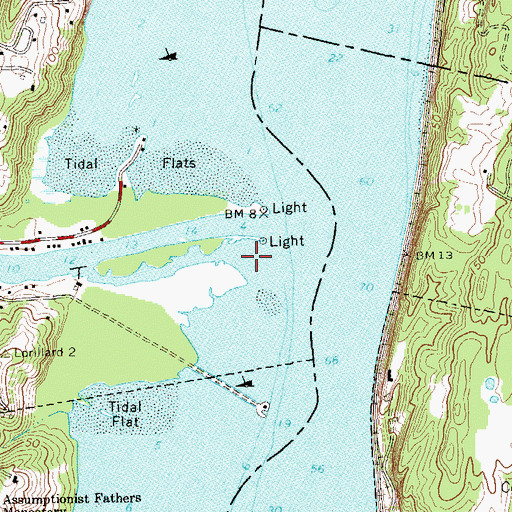 Topographic Map of Esopus Creek, NY