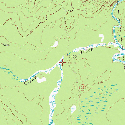 Topographic Map of Jenkins Brook, NY