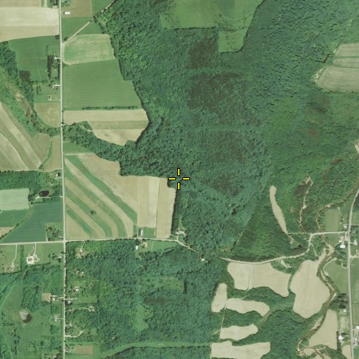 Aerial/Satellite Image of Johnson Falls, NY