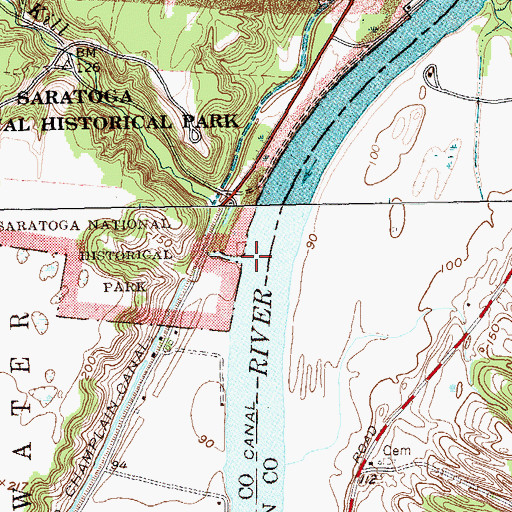 Topographic Map of Kroma Kill, NY