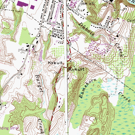 Topographic Map of Kykuit, NY