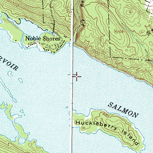 Topographic Map of Little Baker Brook, NY