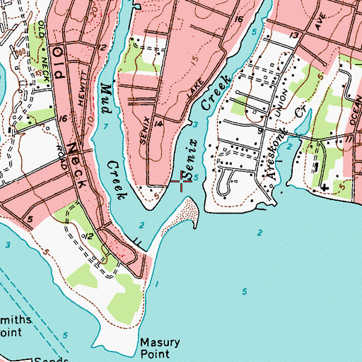 Topographic Map of Mud Creek, NY