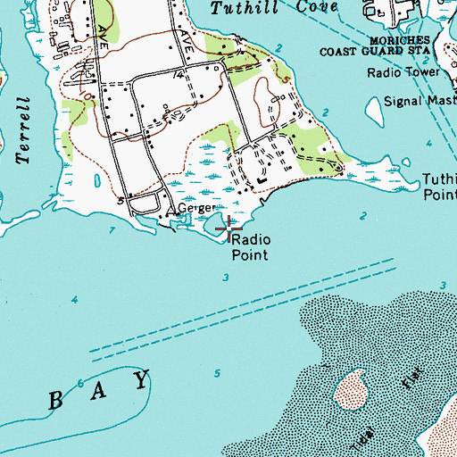 Topographic Map of Radio Point, NY