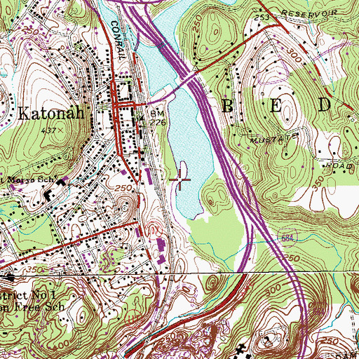 Topographic Map of Stone Hill River, NY